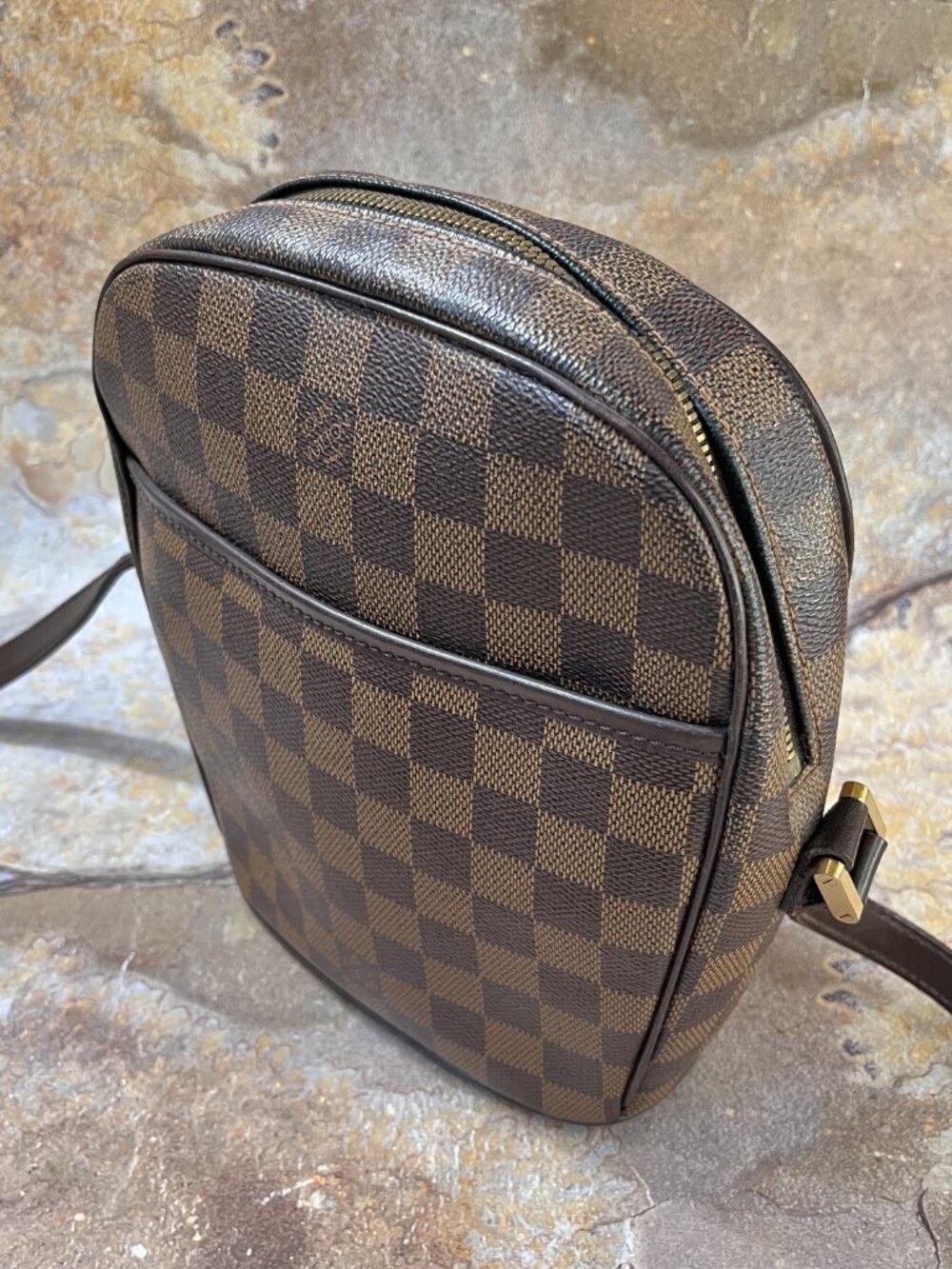 Louis Vuitton Ipanema PM Shoulder Bag Damier Ebene Crossbody - Picture 4 of 11